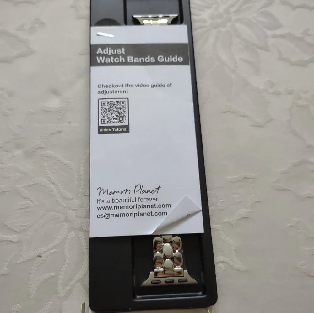 New 🎀 Stainless Steel silver watch band Memori Planet